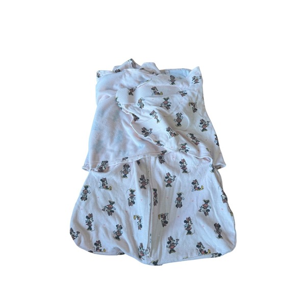 HALO Sleepsack Swaddle Minnie Mouse Disney Baby Pink Cotton - Picture 1 of 3